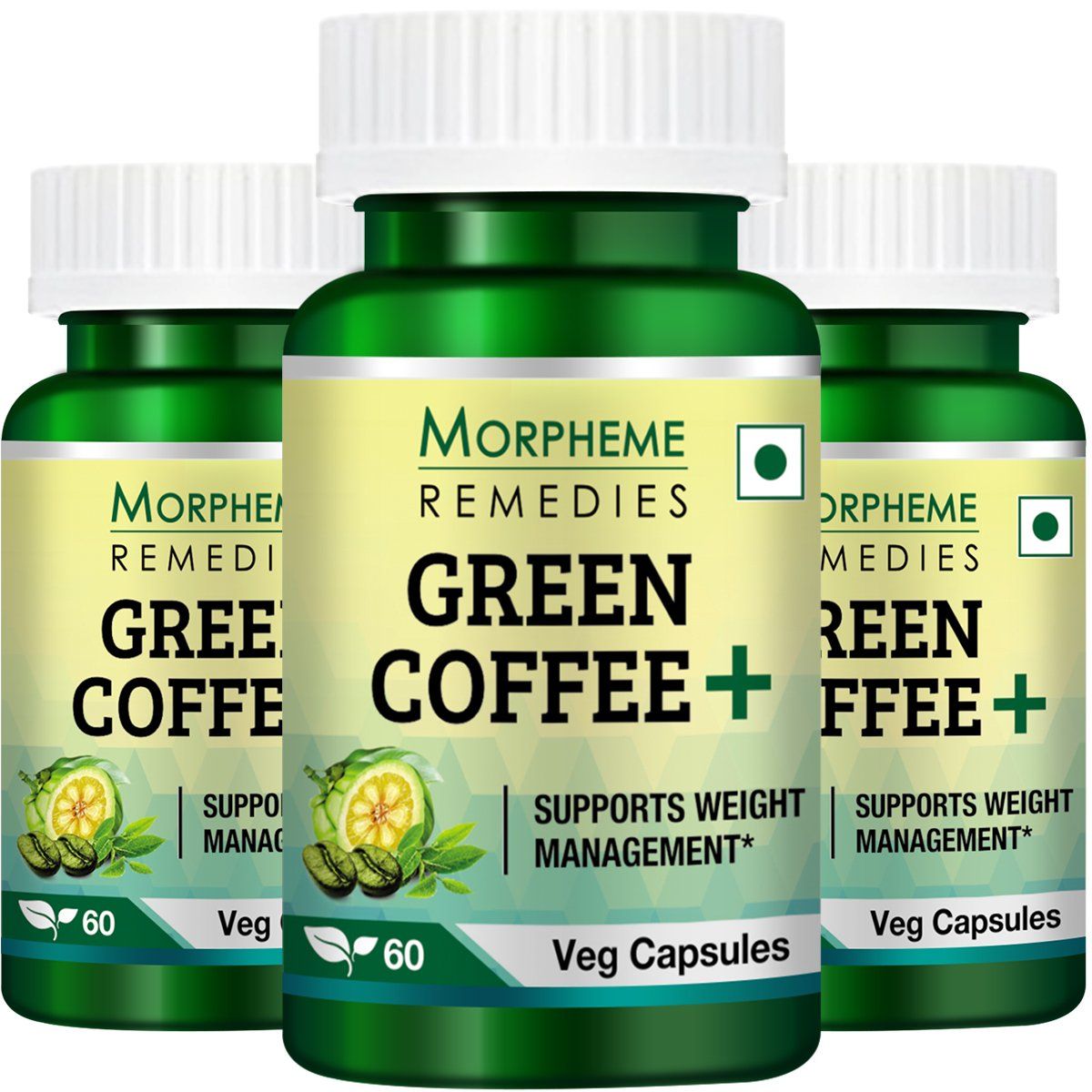 Morpheme Remedies Green Coffee+ (Pack of 3)