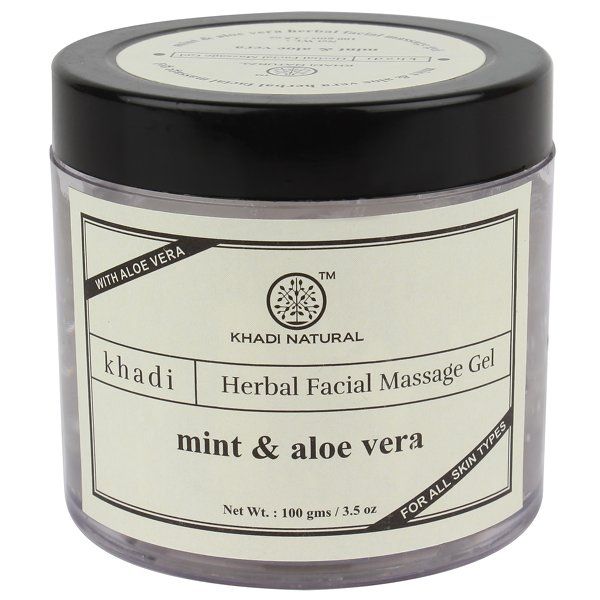 Khadi Natural Mint & Aloe Vera Facial Massage Gel