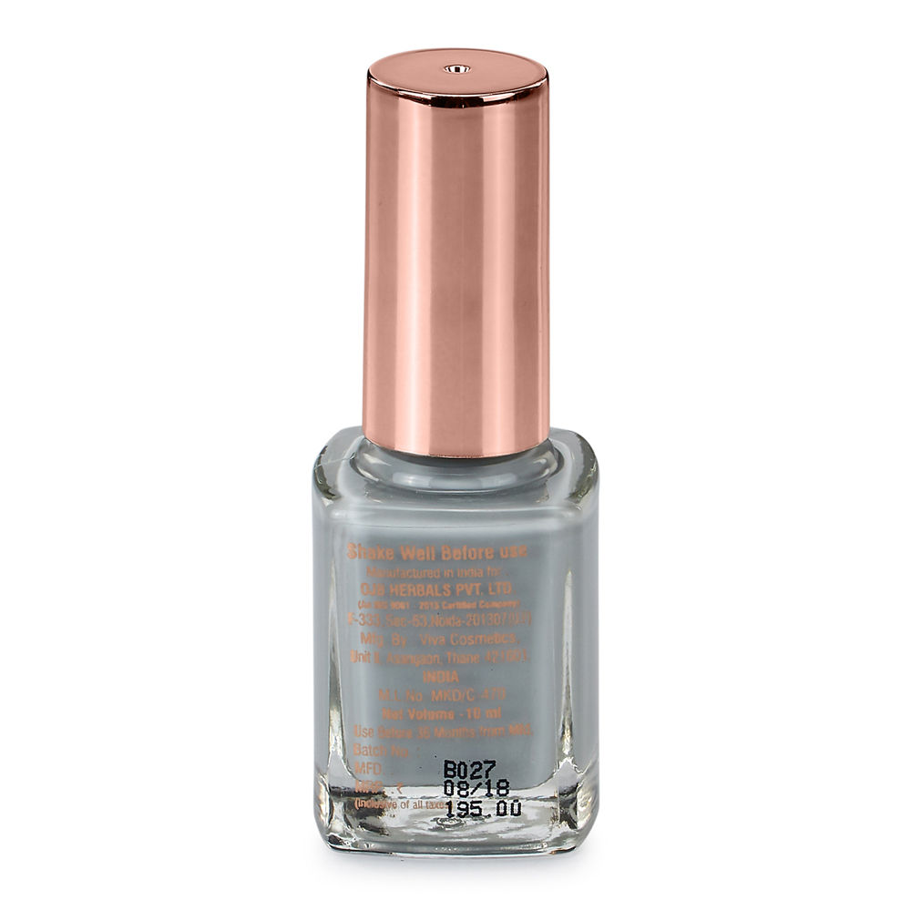 Oshea Herbals Nail Enamel - 27 Ash Grey: Buy Oshea Herbals Nail Enamel ...