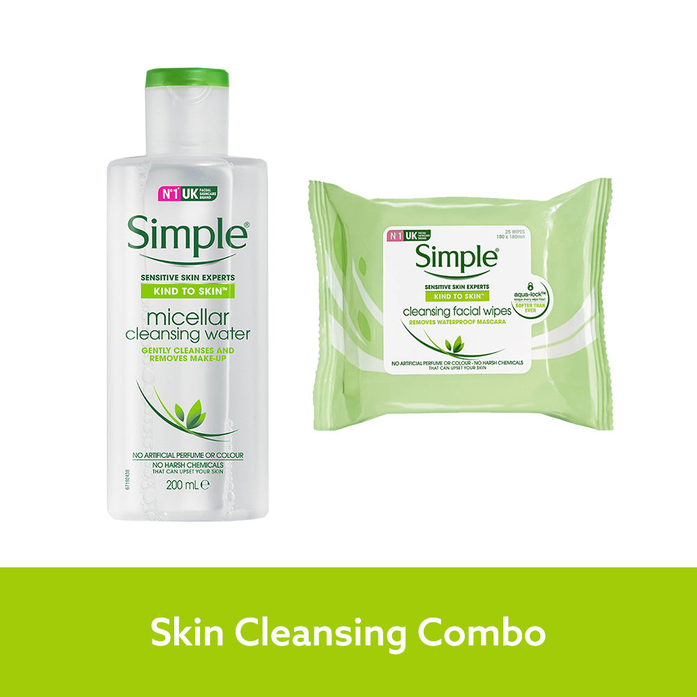 simple kind to skin cleansing water