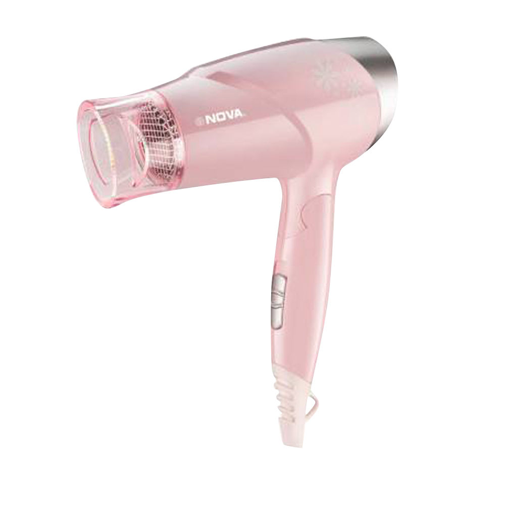 Nova NHP 8202 Premium 1400 Watts Hot and Cold Foldable Hair Dryer for Women (Color May Vary)