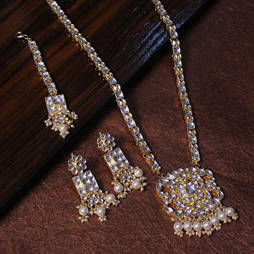 Accessher Gold Plated White Pachi Kundan And Pearl Studded Jadau Jewellery Set Buy Accessher Gold Plated White Pachi Kundan And Pearl Studded Jadau Jewellery Set Online At Best Price In India Country india is always known for its diverse culture. accessher gold plated white pachi kundan and pearl studded jadau jewellery set