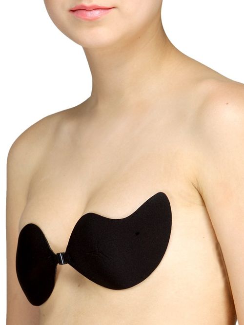 N-Gal Self Adhesive Seamless Front Closure Beige Invisible Stick On  Backless Strapless Bra (38)