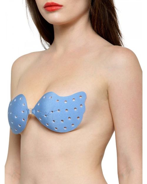 N-Gal Adhesive Breathable Ultra-thin Air Hole Blue Push Up Invisible Stick  On Backless Strapless Bra (32)