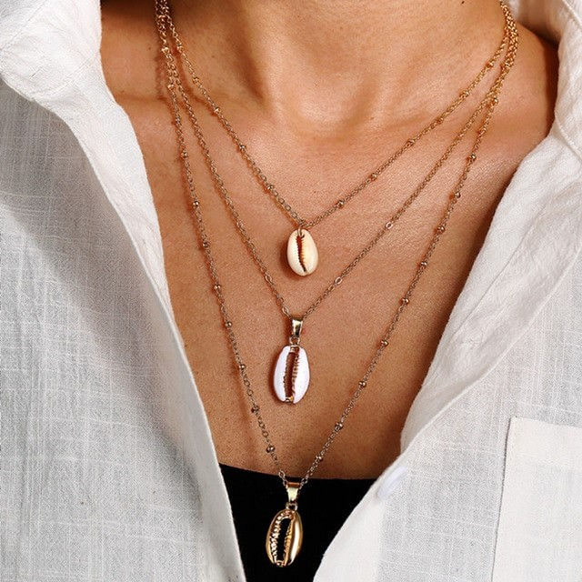 Coco Beach Shell Necklace – Audrey Allman Designs