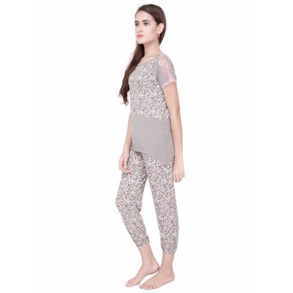 Soie Womens Top And Pajama Set Multi Color Buy Soie Womens Top And Pajama Set Multi Color