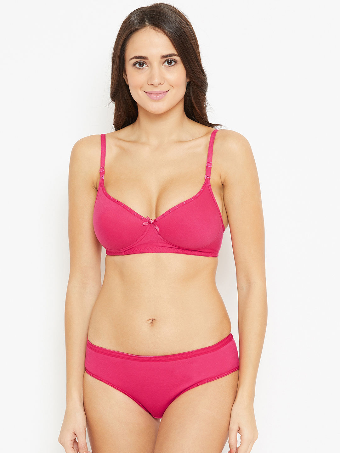 bra panty pink colour