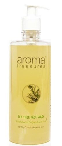 aroma treasures tea tree face wash