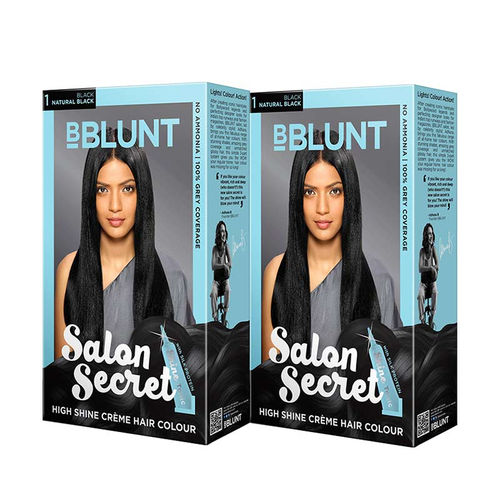 Bblunt Salon Secret High Shine Creme Hair Colour Black Natural Black Pack Of 2 Buy Bblunt Salon Secret High Shine Creme Hair Colour Black Natural Black Pack Of 2 Online We are recognized as the best beauty salon in brampton & we hold the essential qualities that a professional beauty treatment service. bblunt salon secret high shine creme hair colour black natural black pack of 2