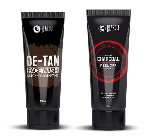 Beardo Activated Charcoal Peel Off Mask With Beardo De Tan Face Wash Combo Buy Beardo Activated Charcoal Peel Off Mask With Beardo De Tan Face Wash Combo Online At Best Price In India It also helps in improving skin clarity, leaving skin soft, smooth and visibly fairer. beardo activated charcoal peel off mask with beardo de tan face wash combo