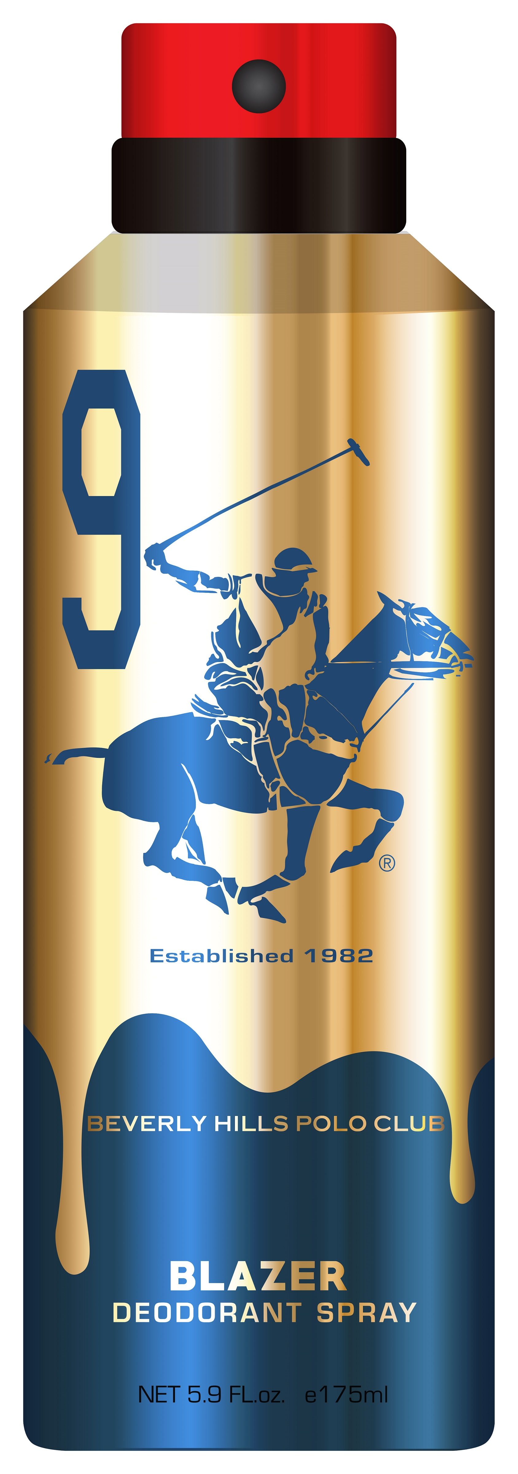 Beverly Hills Polo Club 9 Gold Blazer Deodorant Spray