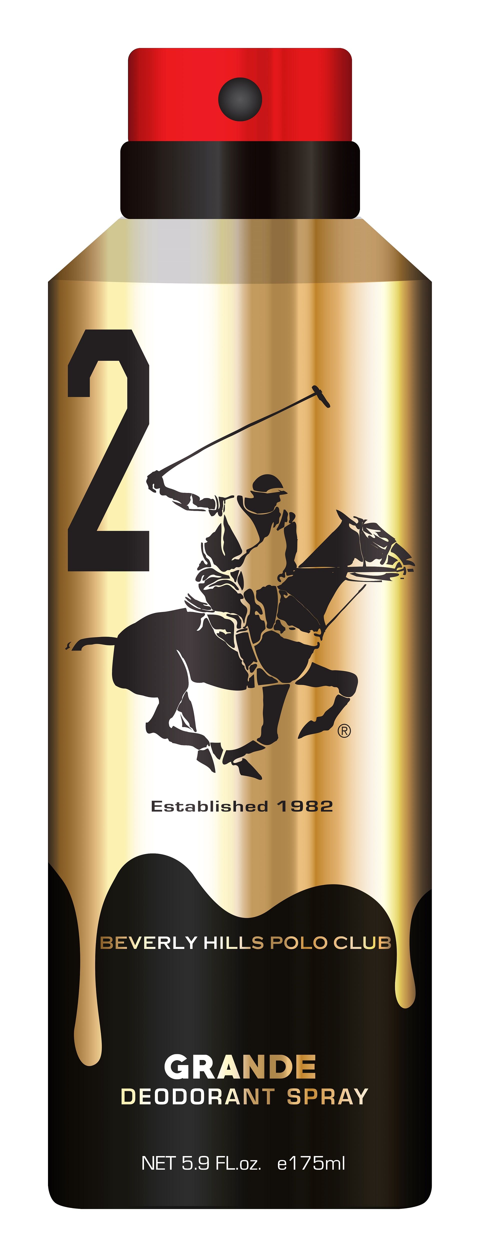 Beverly Hills Polo Club 2 Gold Grande Deodorant Spray