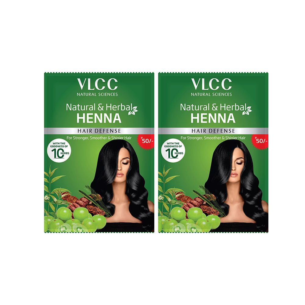 VLCC Natural & Herbal Henna - Pack of 2: Buy VLCC Natural & Herbal Henna -  Pack of 2 Online at Best Price in India | Nykaa
