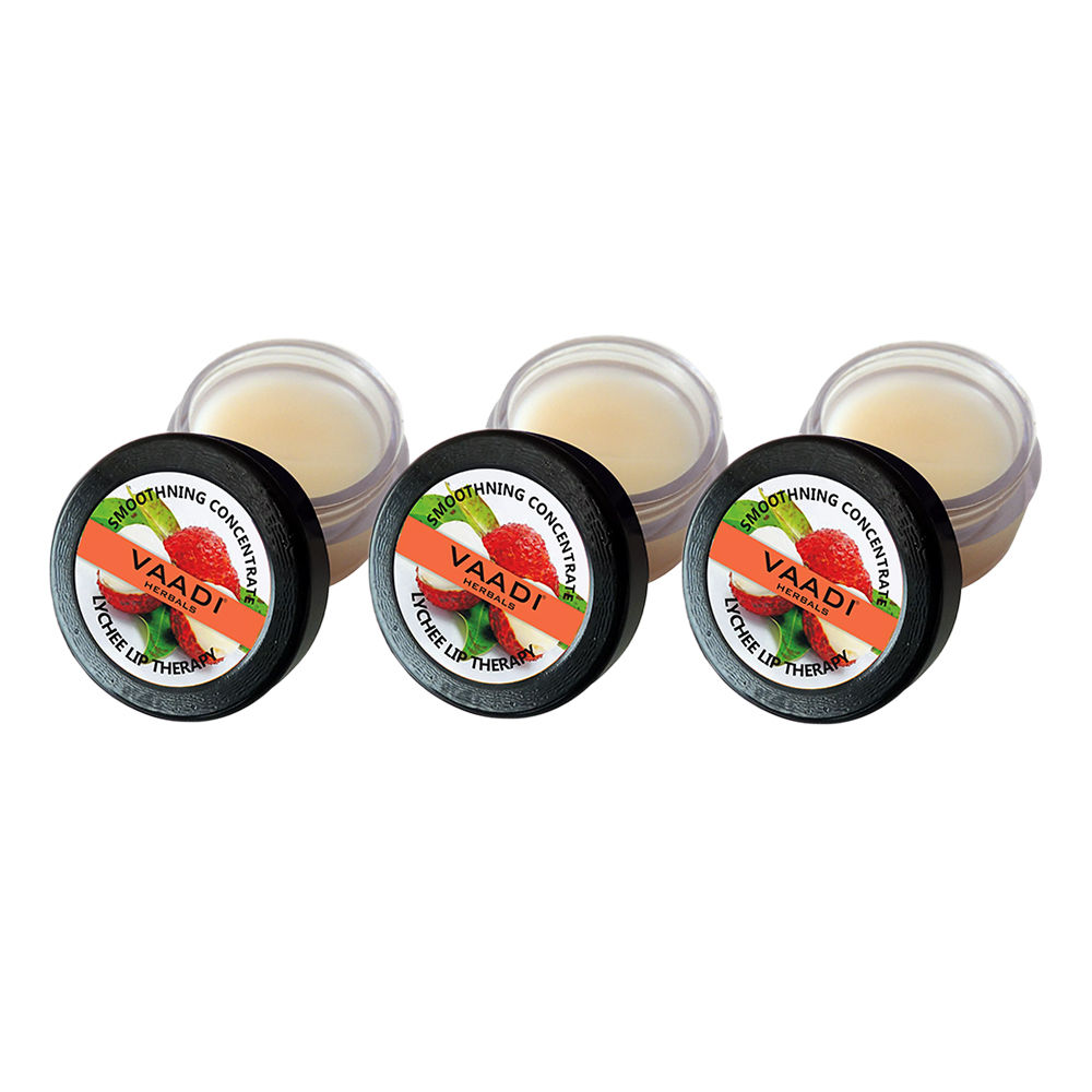 Vaadi Herbals Lychee Lip Therapy Pack of 3 Buy Vaadi Herbals Lychee