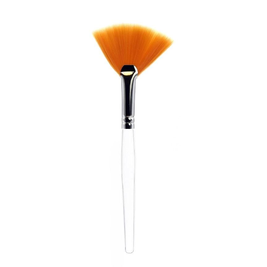Crown Large Taklon Treatment Fan Makeup Brush - 1856SH