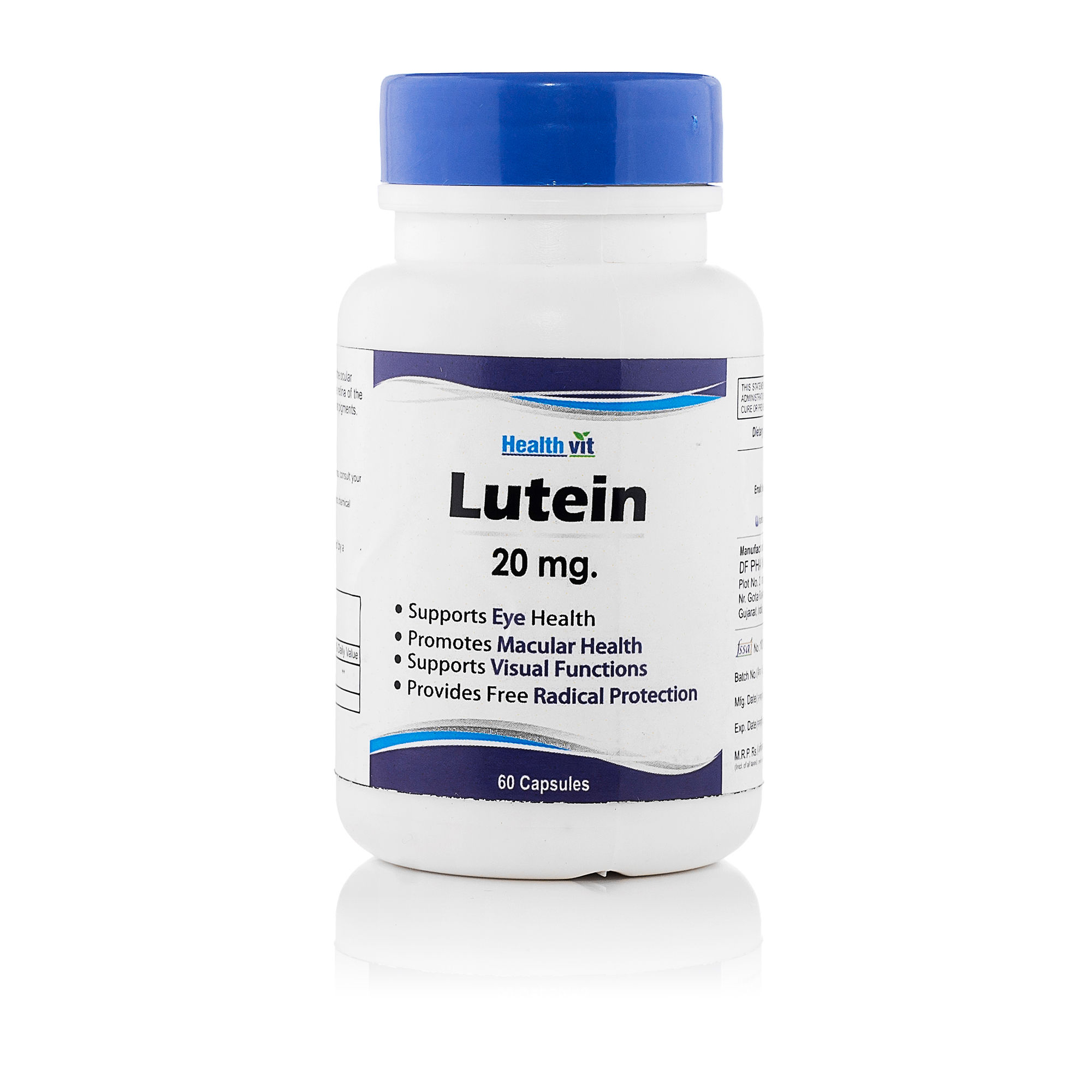 HealthVit Lutein 20Mg 60 Capsules
