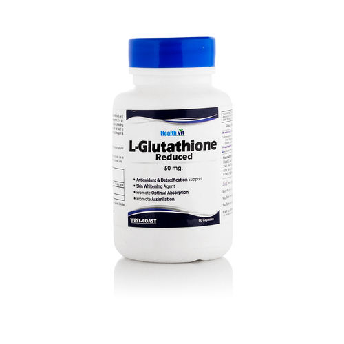 glutathione reduced capsules L-Glutathione (Reduced), 500 mg, 120 Veggie Capsules main image 0