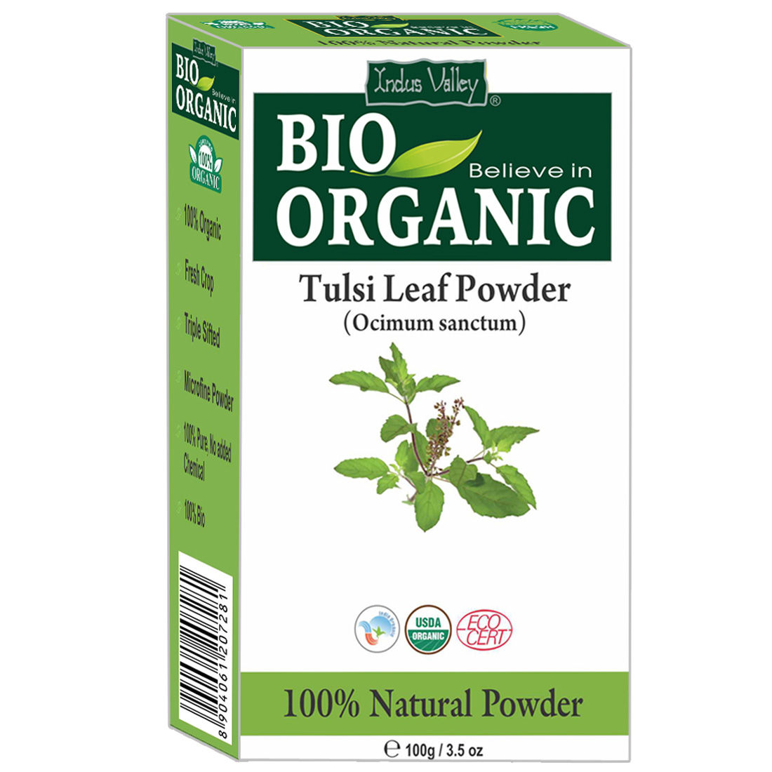 Indus Valley Bio Organic Tulsi Leaf Powder