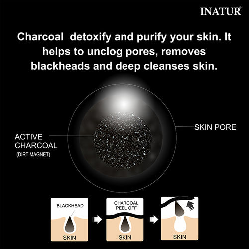 Inatur Charcoal Peel Off Mask Buy Inatur Charcoal Peel Off Mask Online At Best Price In India Nykaa Smooth your skin and remove impurities with this revitalizing. inatur charcoal peel off mask