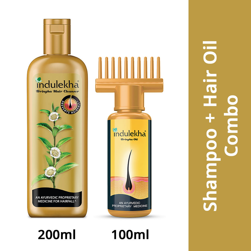 Indulekha Bringha Hair Essential Combo: Buy Indulekha Bringha Hair  Essential Combo Online at Best Price in India | Nykaa