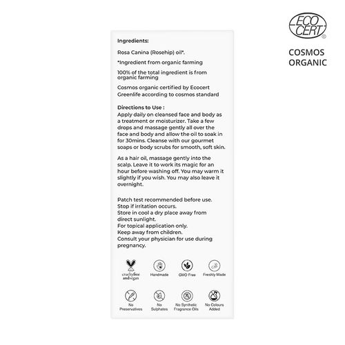 Juicy Chemistry 100 Organic Rosehip Seed Cold Pressed Carrier Oil Buy Juicy Chemistry 100 Organic Rosehip Seed Cold Pressed Carrier Oil Online At Best Price In India Nykaa Get 100% pure rosehip oil from wholesale supplier and manufacturer.