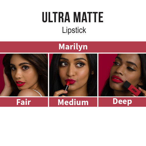 Nykaa Ultra Matte Lipstick Marilyn 10 Buy Nykaa Ultra Matte Lipstick Marilyn 10 Online At Best Price In India Nykaa Enjoy complimentary samples & signature packaging. nykaa ultra matte lipstick marilyn 10