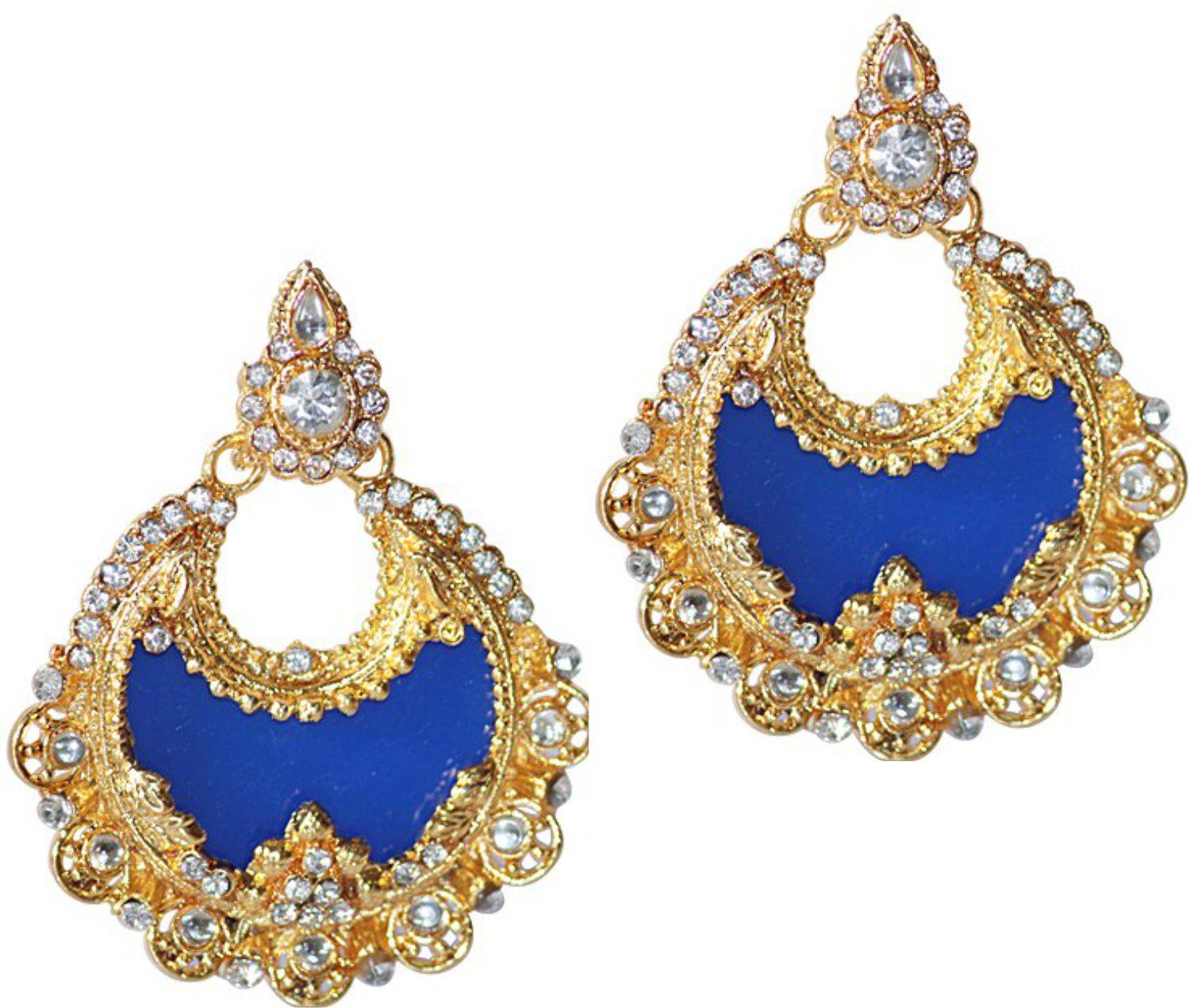 Anika's Creation Elegant Designer Chandbali Earrings