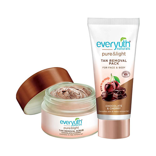 Everyuth Naturals Tan Removal Scrub Face Pack Combo Buy Everyuth Naturals Tan Removal Scrub Face Pack Combo Online At Best Price In India Nykaa