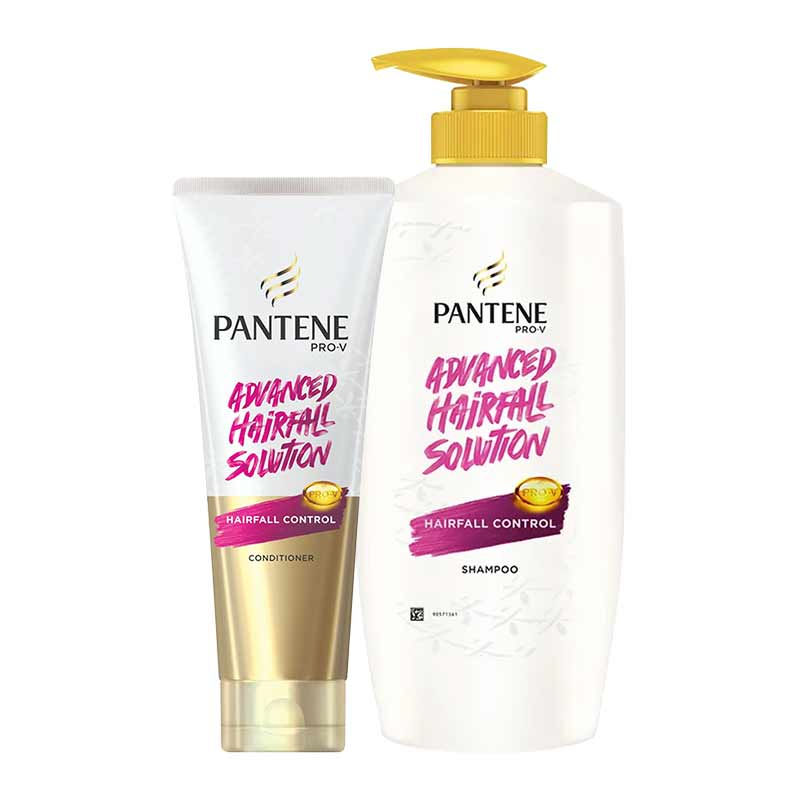 Pantene Advanced Hair Fall Solution Hair Fall Control Shampoo & Conditioner Combo