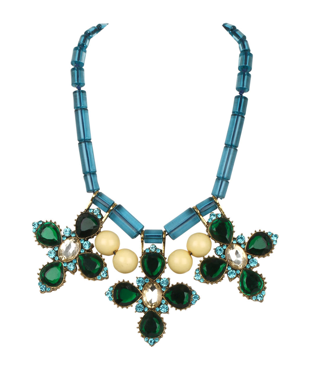 Buy Bansri Aztec Blue Necklace Online