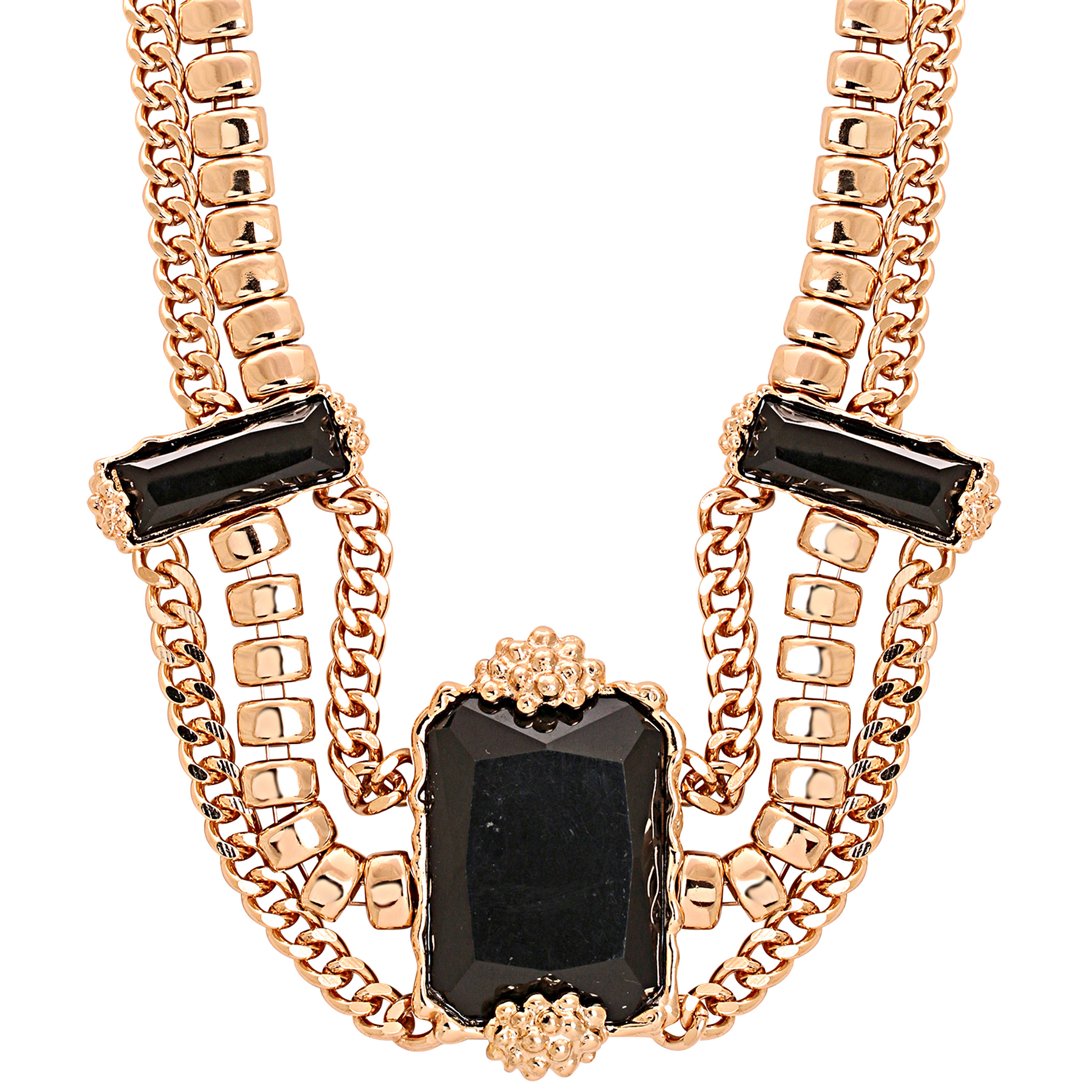 Buy Bansri Ivana Black Necklace Online
