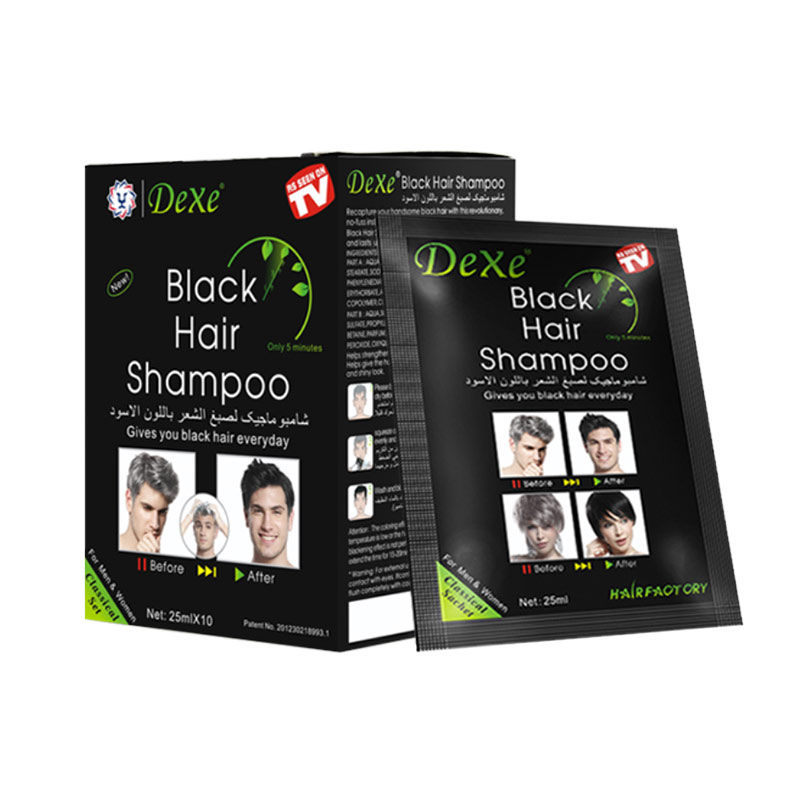 black hair shampoo