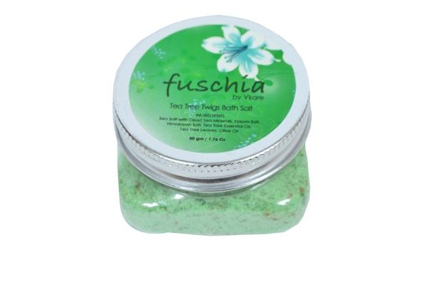Fuschia Tea Tree Twigs Bath Salt
