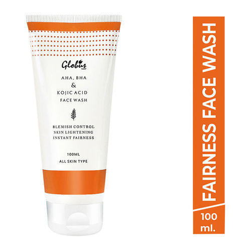 Globus Natural Aha Bha Kojic Acid Face Wash Buy Globus Natural Aha Bha Kojic Acid Face Wash Online At Best Price In India Nykaa