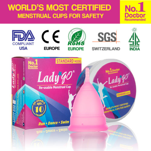 Ladygo Reusable Menstrual Cup Standard Model Buy Ladygo Reusable Menstrual Cup Standard Model Online At Best Price In India Nykaa