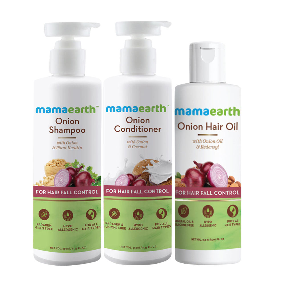 Buy Mamaearth Onion Shampoo 250ml Online in India  Pixies