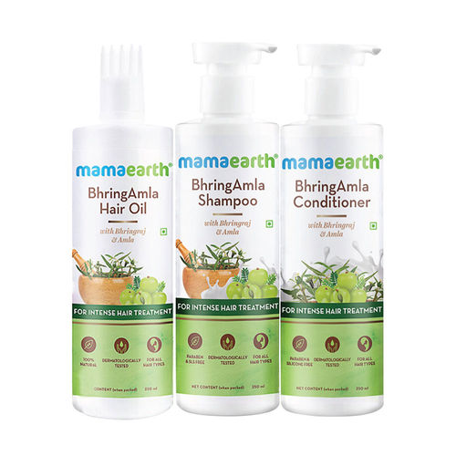 Mamaearth BhringAmla Anti Hair Fall Kit: Buy Mamaearth BhringAmla Anti Hair  Fall Kit Online at Best Price in India | Nykaa
