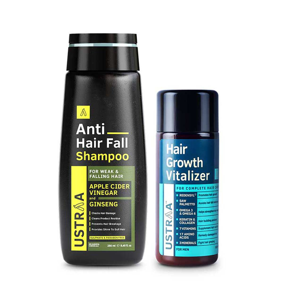 Ustraa Hair Growth Vitalizer & Anti Hair Fall Shampoo: Buy Ustraa Hair  Growth Vitalizer & Anti Hair Fall Shampoo Online at Best Price in India |  Nykaa
