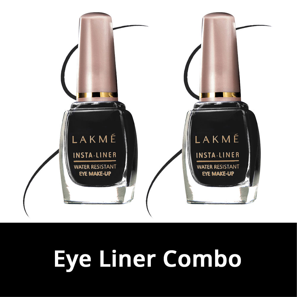 Lakme Insta Eyeliner Combo (Pack of 2)