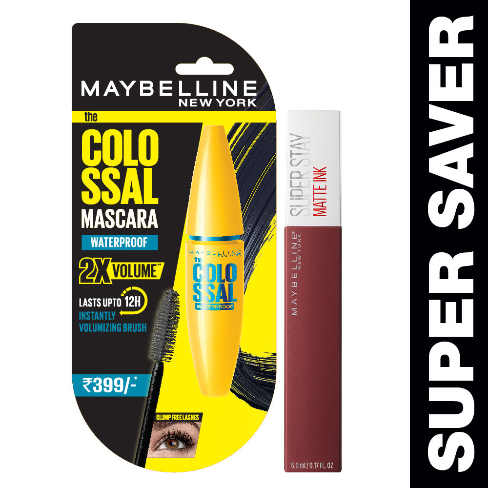 Maybelline New York Lash & Lip - Colossal Voyager Combo