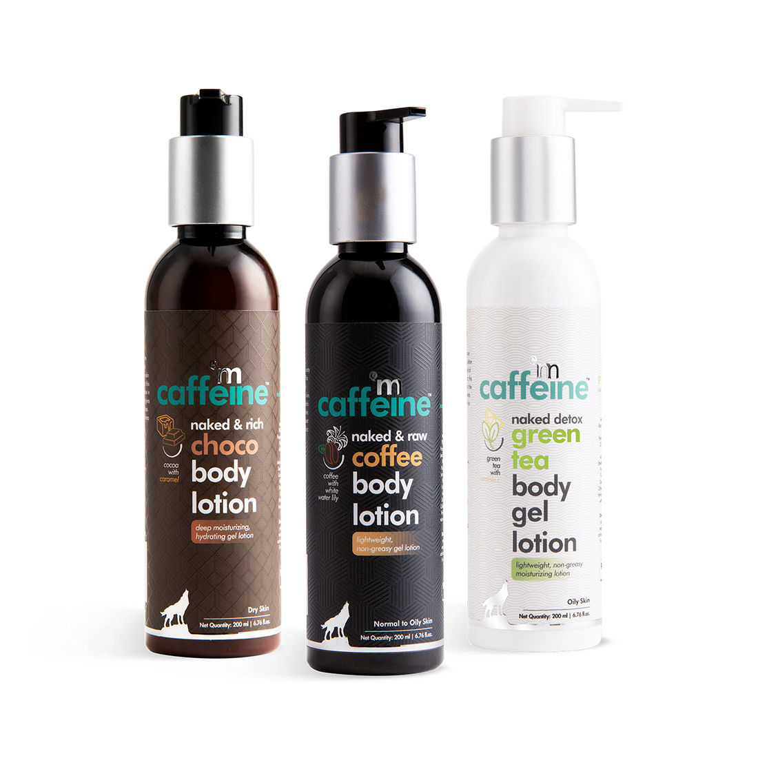 MCaffeine Body Lotions - Pack of 3