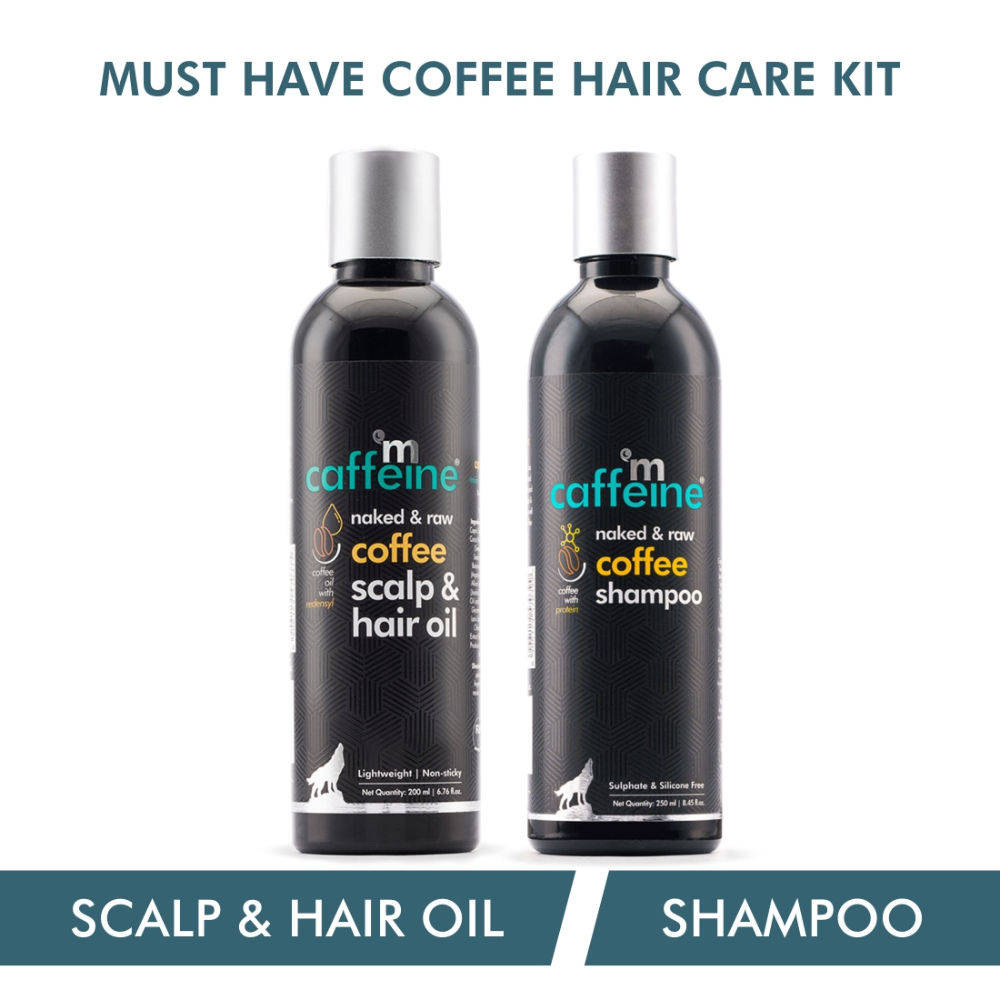 MCaffeine Must-have Coffee Hair Care Kit for Hair Fall Control & Hair Growth - Shampoo & Hair Oil