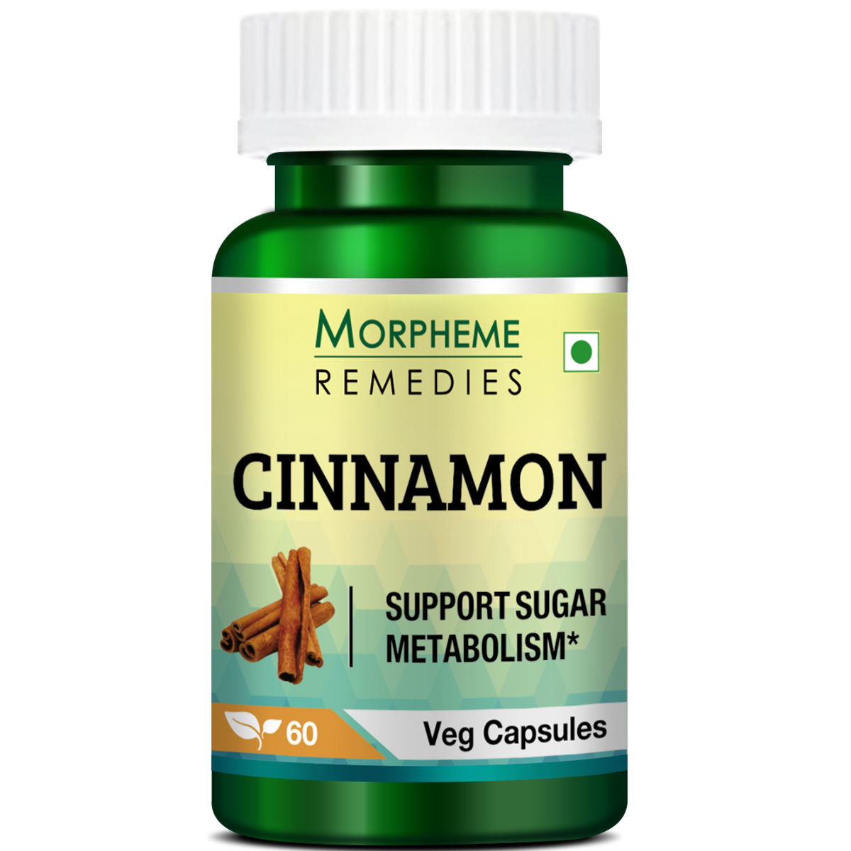 Morpheme Remedies Cinnamon - Supports Sugar Metabolism - 500mg Extract