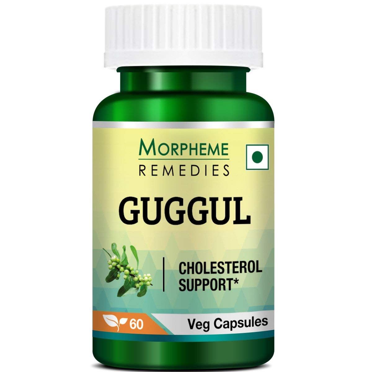 Morpheme Remediess Guggul (Commiphora Mukul) for Cholesterol Support - 500mg Extract