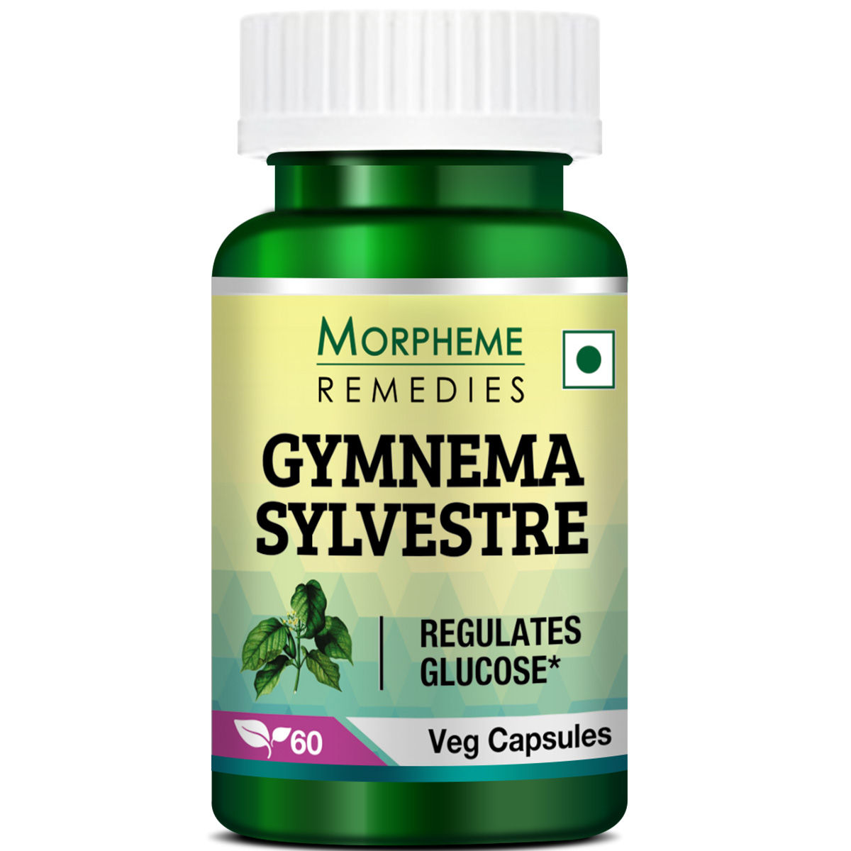 Morpheme Remediess Gymnema Slyvestre (Meshshringi) - Regulates Glucose - 500mg Extract