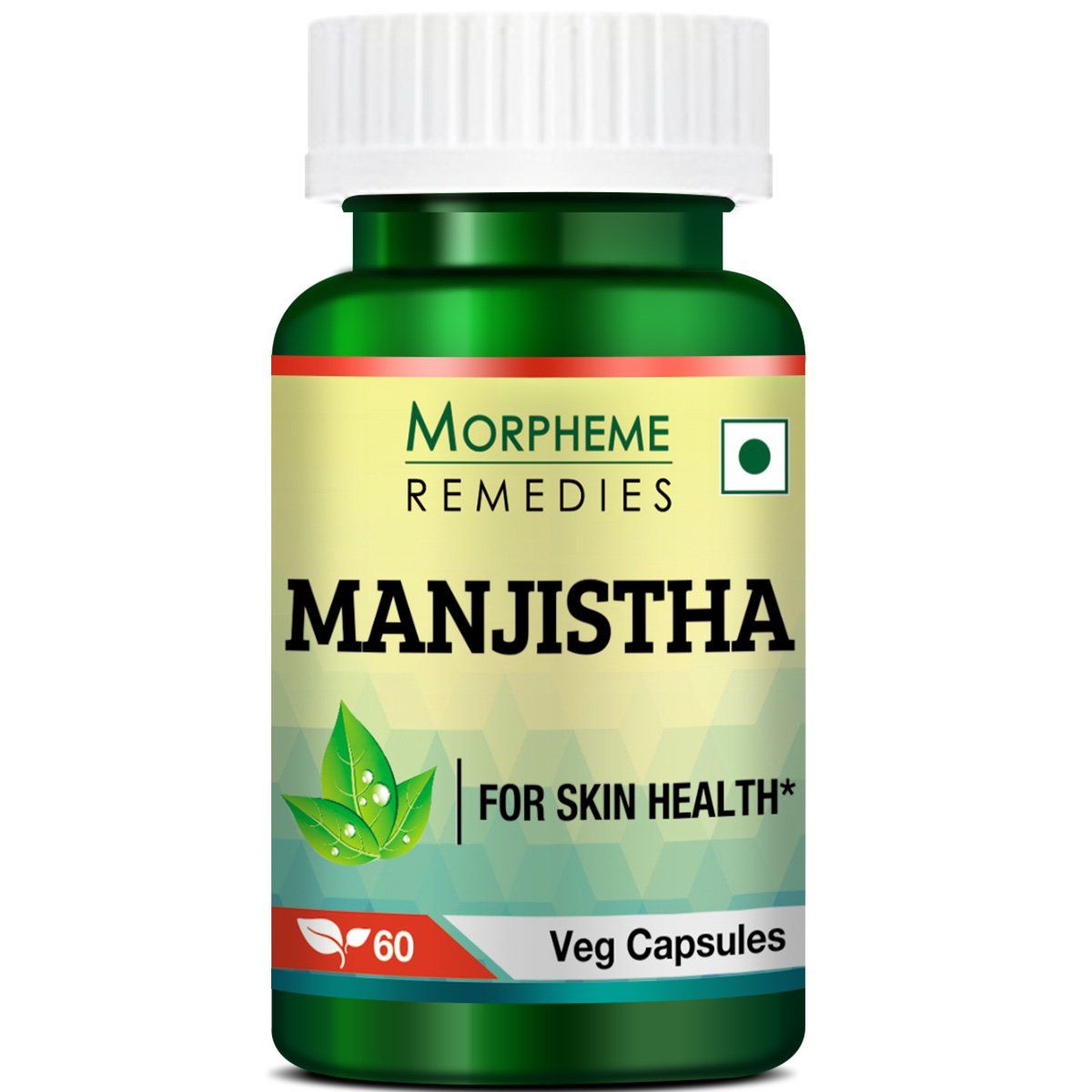 Morpheme Remedies Manjistha (Rubia Cordifolia) For Skin Health - 500mg Extract
