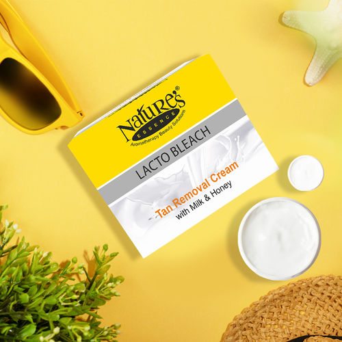 Natures Essence Lacto Bleach Tan Removal Cream Buy Natures Essence Lacto Bleach Tan Removal Cream Online At Best Price In India Nykaa