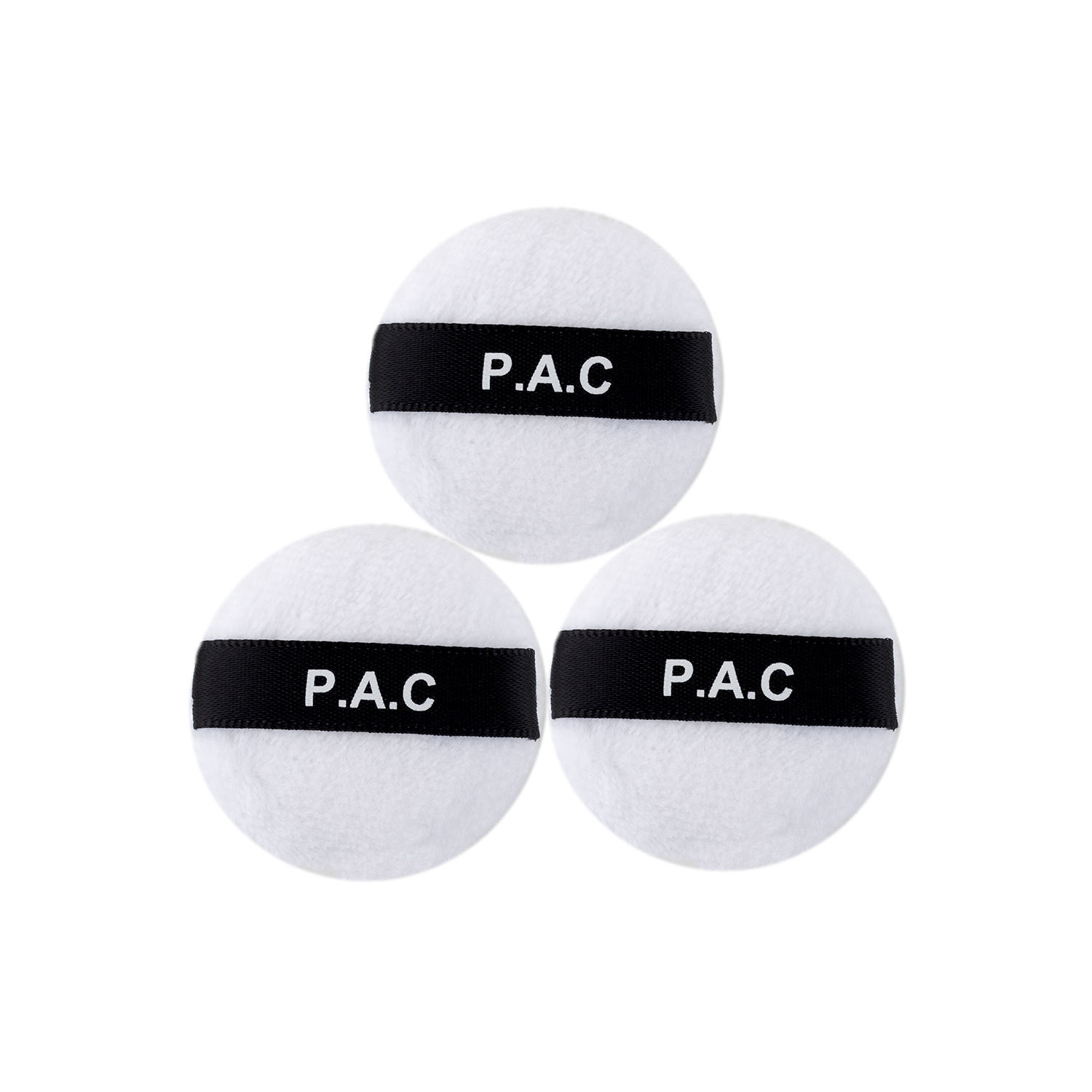 Pac Mini Coton Puff Round White 3 Pcs