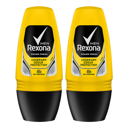 Rexona Men Power Fresh Underarm Protection Roll On Combo Pack Of 2 Buy Rexona Men Power Fresh Underarm Protection Roll On Combo Pack Of 2 Online At Best Price In India Nykaa