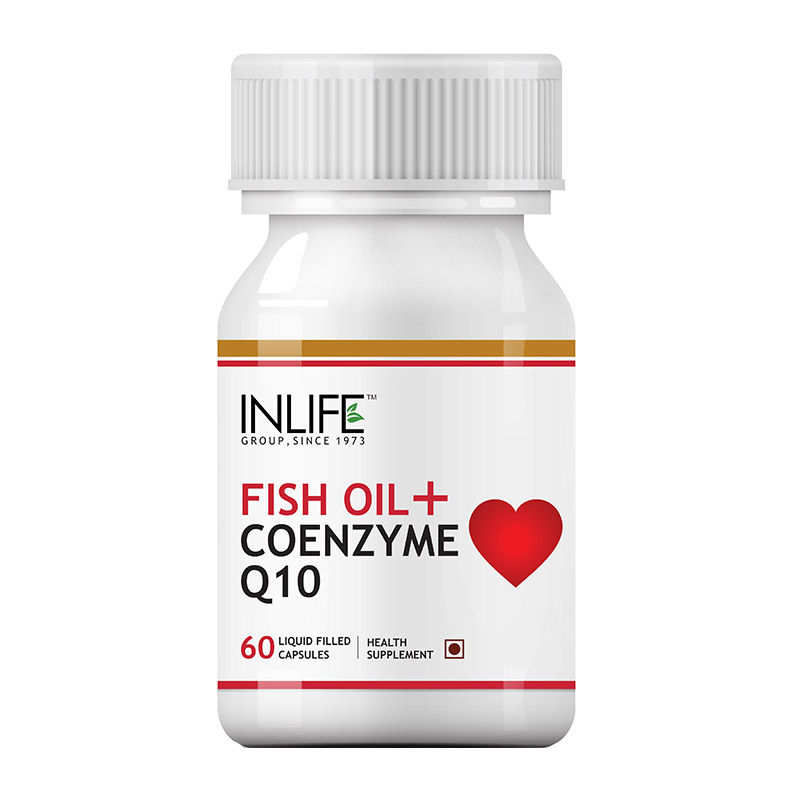 INLIFE Fish Oil + Coenzyme Q10 (60 Capsules)